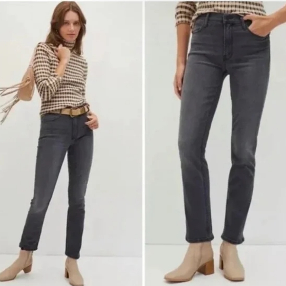 MOTHER The Dazzler Mid Rise Ankle Jeans-Lighting Up Lanterns - Picture 2 of 9